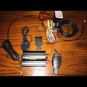 Gps tracker with vehicle alarm 2 in 1 combination